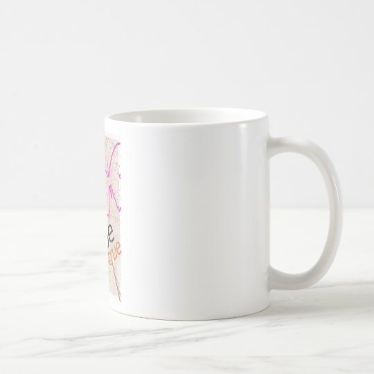 Motivierend Plakat Kaffeetasse