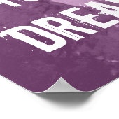 Motivierend Plakatangebot | Folge deinen Träumen Poster (Ecke)