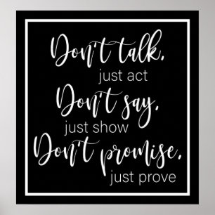 Motivierend Plakatpapier (Matte) Poster