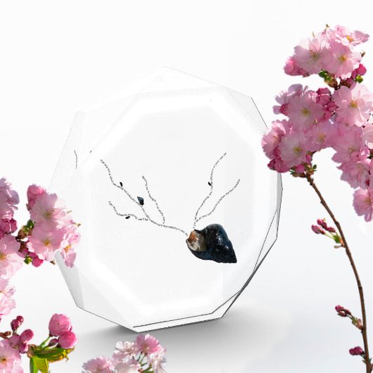 Motivierend Poesie Dekoration Schreibtischzubehör Fotoblock