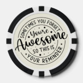 Motivierend Poker Chip Geschenk, Spielspass (Vorderseite)