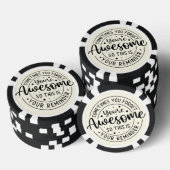 Motivierend Poker Chip Geschenk, Spielspass (Stapel)