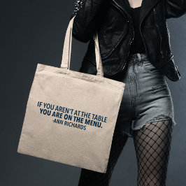 Motivierend politisches Zitat von Ann Richards Tragetasche