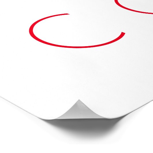 Motivierend Pop Art Courage Wolf Schwarz-weiß Poster (Ecke)