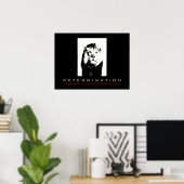 Motivierend Pop Art Lion Poster Print (Heimbüro)