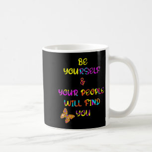 Motivierend positive Grafikdesign-Inspiration Kaffeetasse