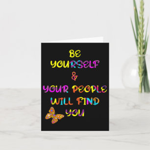 Motivierend positive Grafikdesign-Inspiration Karte