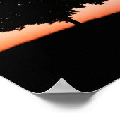Motivierend positives Humble Text Poster (Ecke)