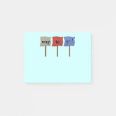 Motivierend Posten-it® Anmerkungen Post-it Klebezettel (Vorderseite)