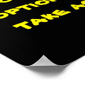 Motivierend Poster (Ecke)