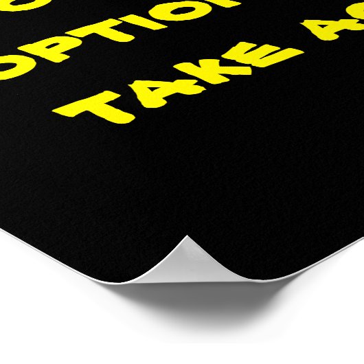 Motivierend Poster (Ecke)