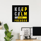 Motivierend Poster (Heimbüro)