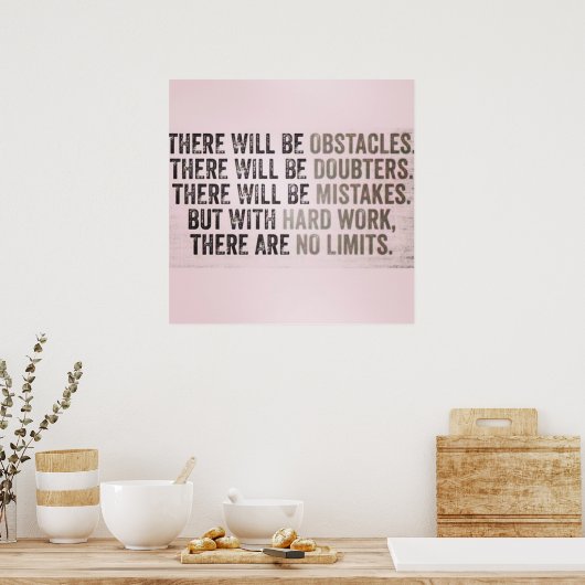 Motivierend Poster (Küche)