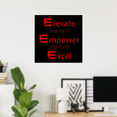 Motivierend Poster (Heimbüro)