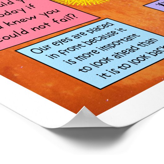 Motivierend Poster (Ecke)