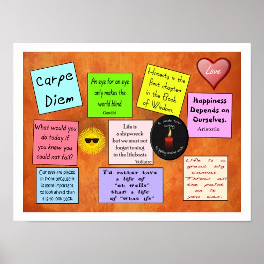 Motivierend Poster (Vorne)