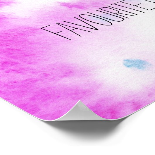 Motivierend Poster (Ecke)