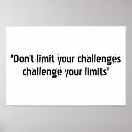 Motivierend Poster