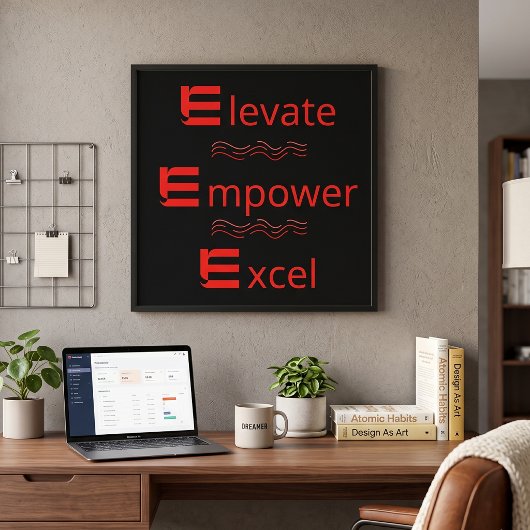 Motivierend Poster