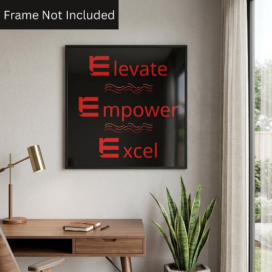 Motivierend Poster