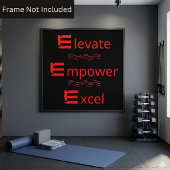 Motivierend Poster