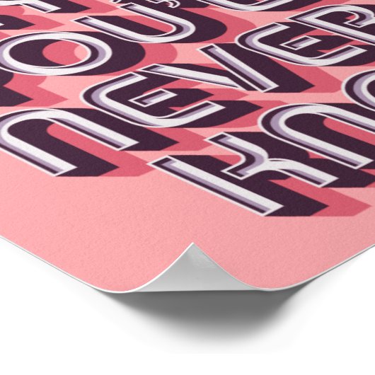 Motivierend Poster (Ecke)