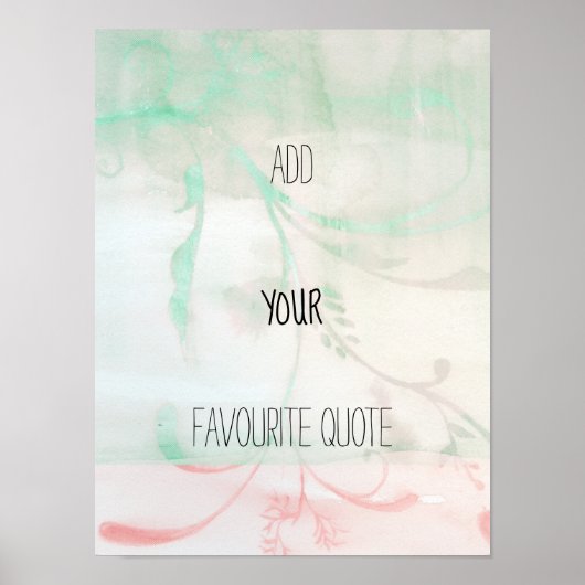 Motivierend Poster (Vorne)