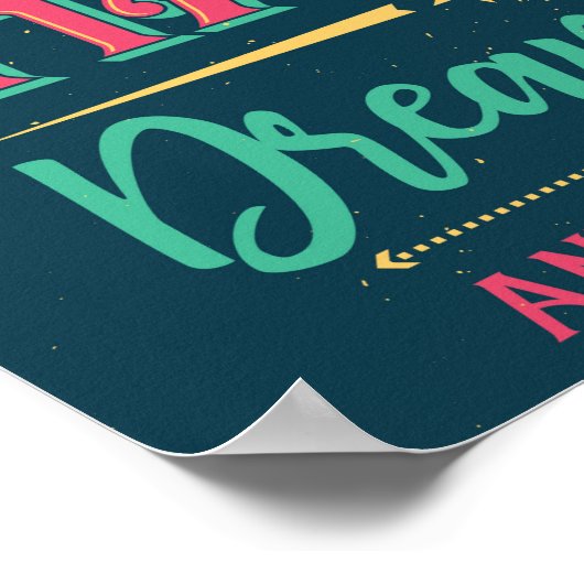 Motivierend Poster (Ecke)