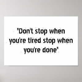 Motivierend Poster