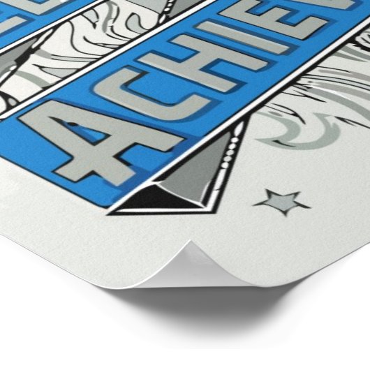 Motivierend Poster (Ecke)