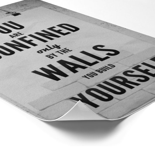 Motivierend POster (Ecke)