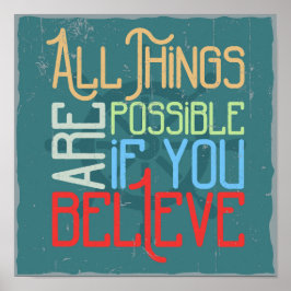 Motivierend Poster