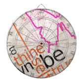 Motivierend Poster Dartscheibe (vorne)