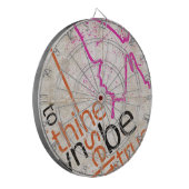 Motivierend Poster Dartscheibe (Vorderseite Links)