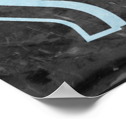 Motivierend Poster des heutigen Menüs (Ecke)