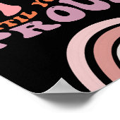 Motivierend Poster Don's halt, bis du stolz bist (Ecke)