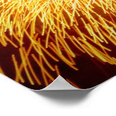 Motivierend Poster drucken bei harter Arbeit (Ecke)