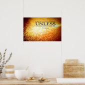 Motivierend Poster drucken bei harter Arbeit (Küche)