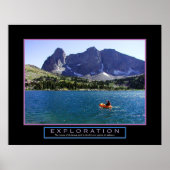 Motivierend Poster - "Exploration" - 22"x28" (Vorne)
