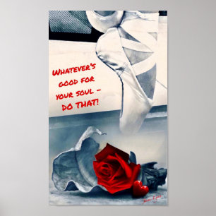 Motivierend Poster für Ballett
