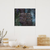 Motivierend Poster für Fitness Zitat #025 (Küche)