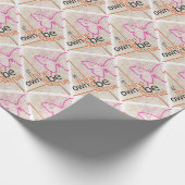 Motivierend Poster Geschenkpapier (Ecke)