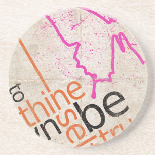 Motivierend Poster Getränkeuntersetzer