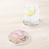 Motivierend Poster Getränkeuntersetzer (Seite)