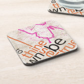 Motivierend Poster Getränkeuntersetzer (Linke Seite)