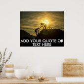 Motivierend Poster - Gipfel der Berge - Sonderange (Küche)