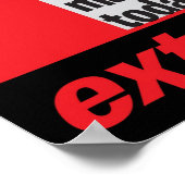 Motivierend Poster - Heute außergewöhnlich machen (Ecke)