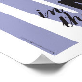 Motivierend Poster - in der Gegenwart (Ecke)