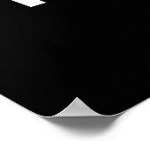 motivierend Poster in Schwarzweiß (Ecke)