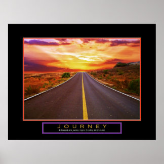 Motivierend Poster "Journey" 22"x28"